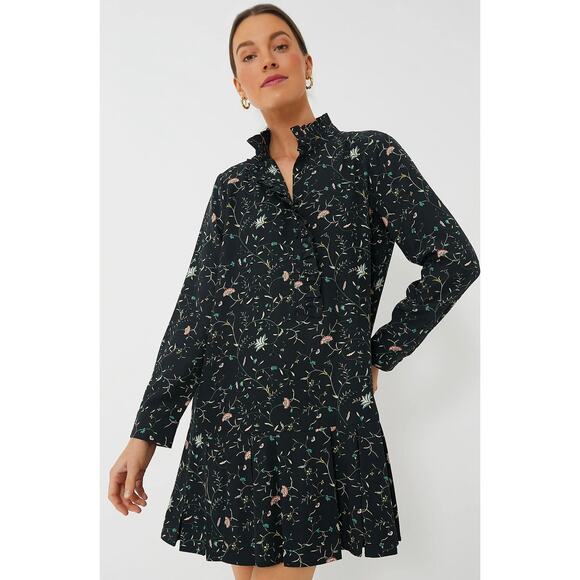 TUCKERNUCK Black Campden Vine Tate Dress NWT Size Medium - Picture 3 of 12